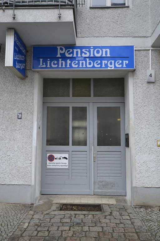 Pension Zum Lichtenberger Berlin Zewnętrze zdjęcie